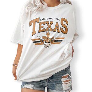 Vintage Texas Longhorns-Inspired Mascot Graphic T-Shirt